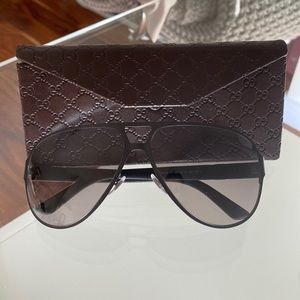 GUCCI Men Sunglasses. Worn once. Come with box.